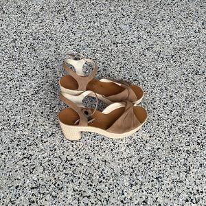 Paul Green Harper womans espadrille platform heel 8.5 US suede sandal Austria